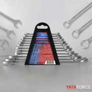 Ключи комбинированные. набор 12пр (6-14, 17, 19, 22мм) в пласт. держателе  ...YATAFORCE YF-5123MP