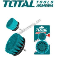 Набор щеток-насадок средней жесткости для дрели   (2шт )TOTAL TACM2235