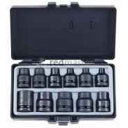 Набор головок ударных 1/2", Е-профиль, 11 пр., Е6-Е24  Force 4117