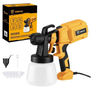 Краскопульт электрический, 550 Вт,HVLP, расход краски 650 мл / мин, объем 800 мл,сопло 2,5 мм, DEKO ...Deko 083-1131