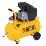 Компрессор воздушный прям. привод DC1500/50, 1,5 кВт, 50 литров, 220 л/мин  ...DENZEL 58161