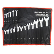 Набор ключей комбинированных, 18пр.(8-19, 21, 22, 24, 27, 30, 32мм), на полотне  ...Partner PA-3018P