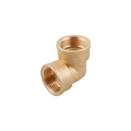 Колено внутренняя резьба 1" (уголок латунный м-м 1)  Цветлит ЦРБ0084