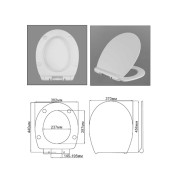 Сиденье для унитаза с крышкой  АВН SD13u