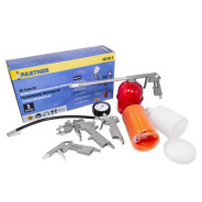 Набор пневмоинструментов 5пр. (краскопульт сопло 1.5+2.0мм)  ...Partner 8031K5-G