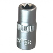 Головка торцевая 1/4" TORX Е8, L25 мм, CrV  H-D HD-05215