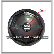 Съемник осевой крышки для осей FUWA (1", 8-гран., 123мм)  HCB A1283