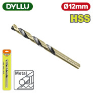 Сверло по металлу HSS 12 мм  DYLLU DTTD1K12