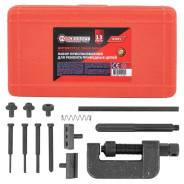 Набор приспособлений для ремонта приводных цепей в пластиковом кейсе  ...FORCEKRAFT FK-913Y1