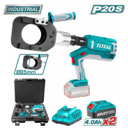 Кабелерез гидравлический аккумуляторный, 20В, 2АКБ 4,0 А/ч,   ...TOTAL TRCLI2002