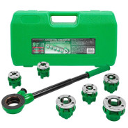 Клупп трубный со сменными плашками (1/4", 3/8", 1/2", 3/4",1", 1 1/4")...Rock FORCE RF-323116