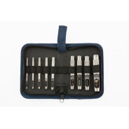 Набор пробойников для кожи 2, 3, 4, 5, 6, 8, 9, 10, 13 mm, 9 шт, чехол  ...Сибртех 18309