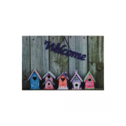 Коврик влаговпитывающий, "Samba", 40х60 см, "Welcome", скворечники  ...ВОРТЕКС 24212