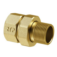 Американка прямая 1/2" (сгон латунный)  РосТурПласт 36556