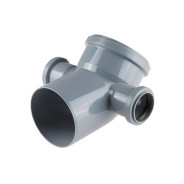 Колено для внутренней канализации 110/50/50х45 левый/правый   ...РосТурПласт 36685