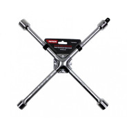 Ключ баллонный крестовой 17-19-21-22 с адаптером 1/2"  Patron P-681B400