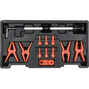 Зажимы пластмассовые для тормозных, топливных, масляных и кондиционерных кабелей (набор 12шт)  ...YATO YT-08392