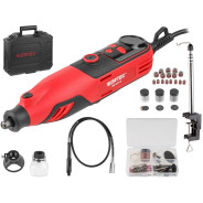 Гравер электрический MG 3217 E в чем.+аксессуары 130 Вт, 10000-35000 об/мин, цанга 3,2 + БЗП (в чем....WORTEX 1335932