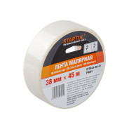 Лента малярная 38ммх45м PROFI, белая  STARTUL ST9043-38-45