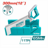 Стусло 300х140х80 мм и ножовка 300 мм  TOTAL THTK591262