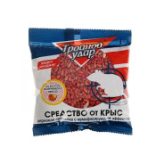 Отрава от грызунов (зерновая приманка) Домовой Прошка "Тройной удар" (п/э пакет 130 гр.)  ... 4610000000000