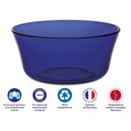 Салатник стеклянный, 105 мм, серия Lys  Saphir (Франция)  DURALEX 2006FF06A1111