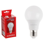 Лампа светодиодная A60 СТАНДАРТ 10Вт 230В E27 6000K  AURORA A200-006