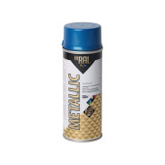 Лак на акриловой основе синий METALLIC SPRAY 400мл,  INRAL 26-7-8-003