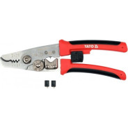 Щипцы-съемник изоляции проводов 1.0-1.5 / 2.0-2.5 / 3.0-4.0 mm2  YATO YT-19682