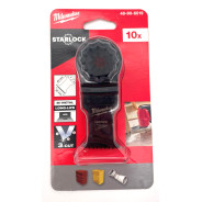 Полотно для мультитула Starlock 35x42 мм (10 шт / BIM) по твердой древесине MILWAUKEE ...Milwaukee 48906019