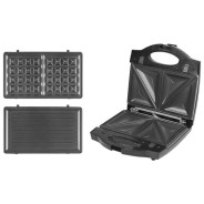 Сэндвичница электрическая (750Вт, 3-в-1 (4 треугольных ломтика, гриль, вафельница))  ...NORMANN ASM-422