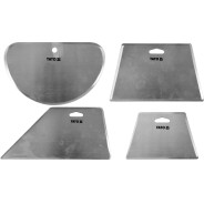 Скребки из нержавеющей стали (набор 4пр.)  YATO YT-52788