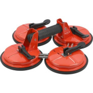 Стеклодержатель стальной на 4 присоски 150мм, 300кг.  YATO YT-37240