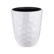 Кашпо МОЗАИКА D340mm H390mm со вставкой (белый)  IDEA М3409