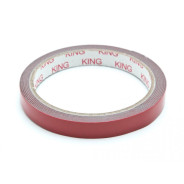 Скотч двухсторонний RED 12мм*2м  KING K-00079