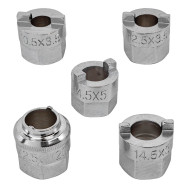 Головки для разборки стоек амортизаторов, набор 5пр.  Rock FORCE RF-904T1A