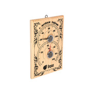 Термометр с гигрометром Банная станция 18х12х2.5 см для бани и сауны  ...БАННЫЕ ШТУЧКИ 18010