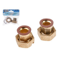 Узел присоединительный DN-15 х 36 (2 шт. в инд. уп)  Цветлит ZW50145