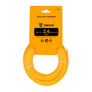 Леска для триммера (2,4 мм; 15 м; круг) DEKO L-TL24Deko 084-2027