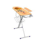 Доска гладильная НИКА 3+ (фанера 1220*345), подрукавник, подставка п/утюг, удлинитель, полка  ...NIKA Н3+