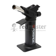 Горелка газовая с пьезорозжигом и двойным соплом, на подставке  ...Forsage F-190GS