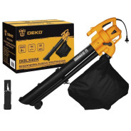 Воздуходувка-пылесос, 3000 Вт; 14000 об/мин; 13 м3/мин; 10:1,  DEKO DKBL3000W...Deko 083-2005