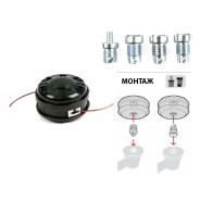 Головка триммерная Tap & Go PRO леска ф 2.0 мм полуавтическая,  ...OREGON 559060