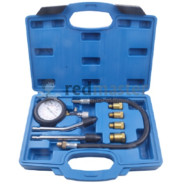 Индикатор компрессии бензинового двигателя Profi 8 пр. (0-21Bar, М10, М12, М14, М18 + 2 жестких приж...Rock FORCE RF-908G1