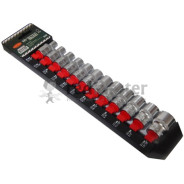 Набор головок 1/2" 8-21мм 12пр унив. профиль  Rock FORCE RF-4124Q