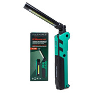 Фонарь светодиодный аккумуляторный на магнитном шарнире с регулятором яркости складной  ...Rock FORCE RF-EL2301