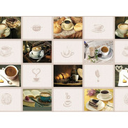 Клеенка столовая, нетканая основа с ПВХ покр., коллекция "DECO", 1 м.пог. (Отгружаем кратн...PERFECTO LINEA 11-165195