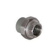 Американка ПП внутренняя резьба 32х3/4", серый  РосТурПласт 15802