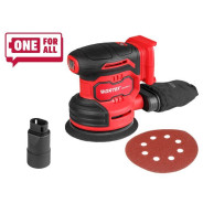 Аккумуляторная эксцентриковая шлифмашина , 18В,  БЕЗ АКБ,  125 mm, 6000-13000 об/м,  COS 1218-1 E AL...WORTEX 1333435