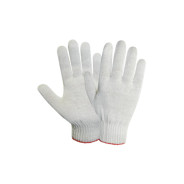 Перчатки х/б трикотажные, 10класс, белые,  РФ 2458